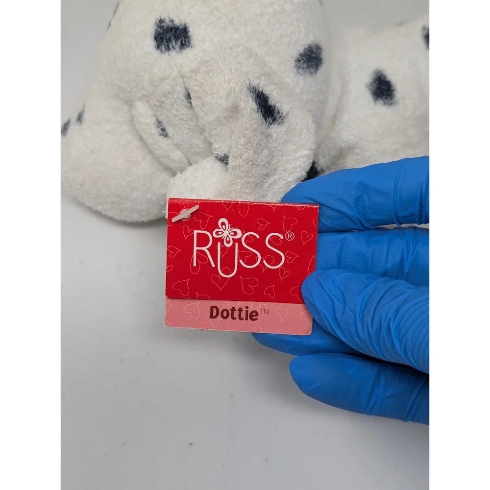 Vintage Russ‎ Berrie Luv Pet Dottie Dalmatian Dog Puppy Sad Eyes New With Tags